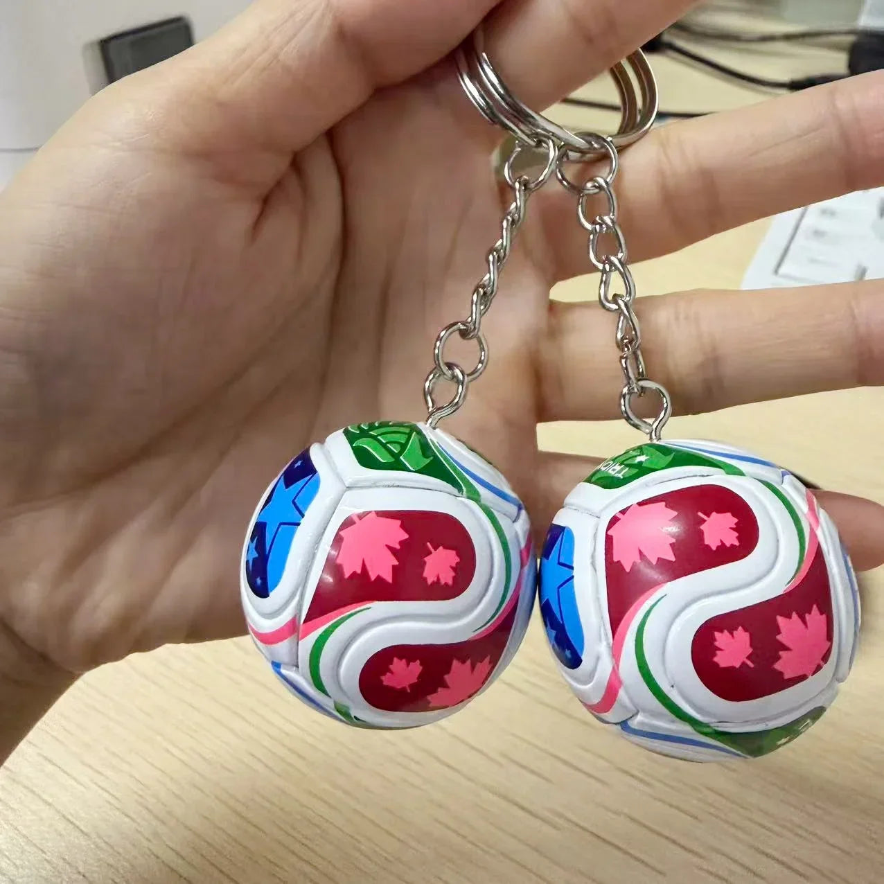3D Football Keychain – Soccer Fan Gift