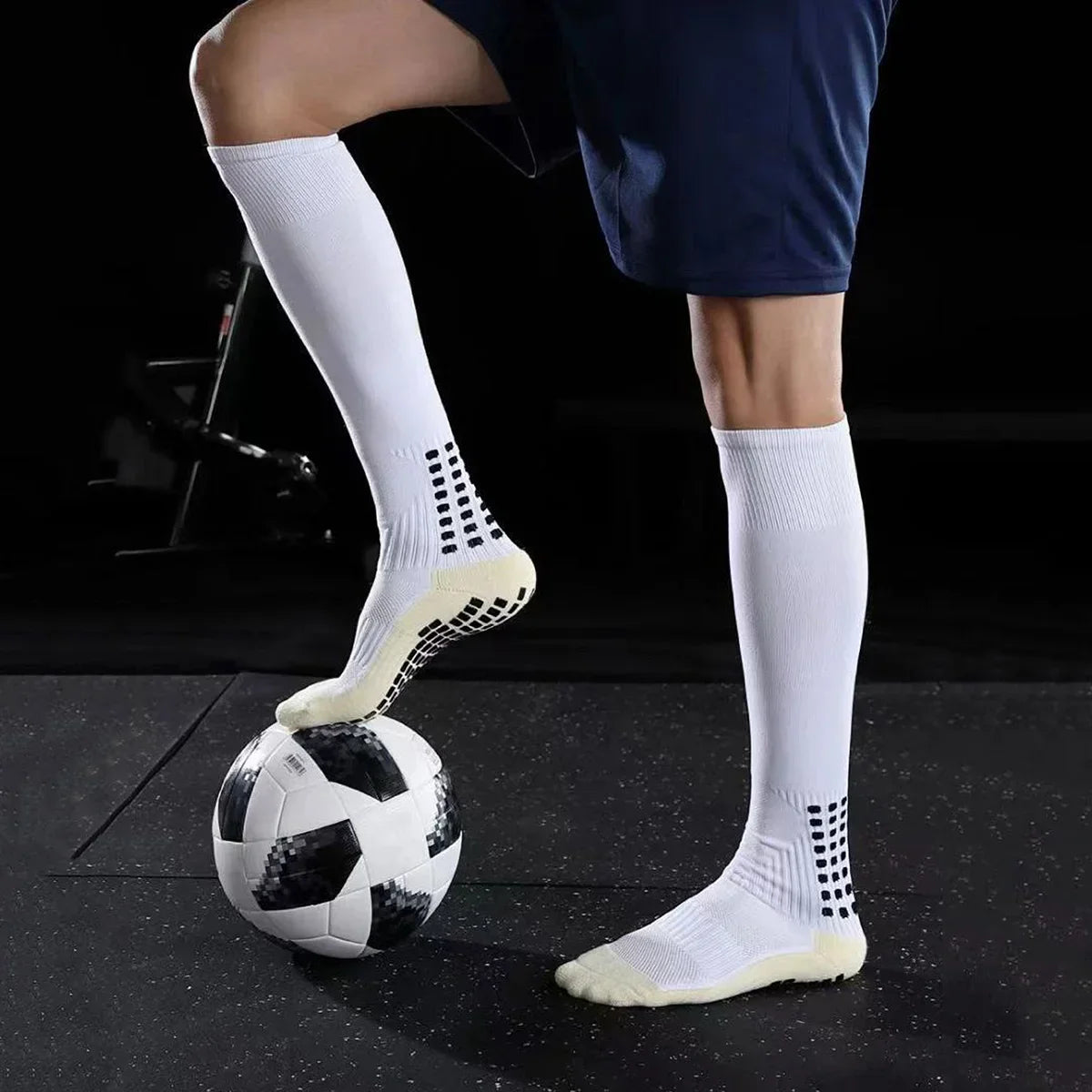 Men's Non-Slip Grip Soccer Socks