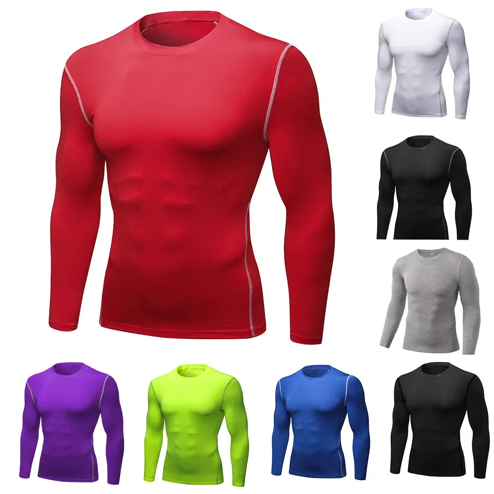 Men's Long Sleeve Compression Sport T-Shirt